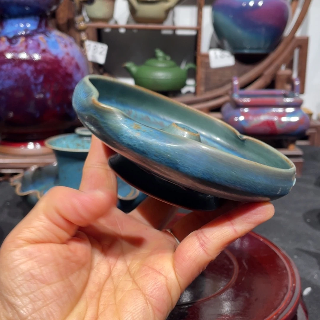 中国神后钧瓷香插