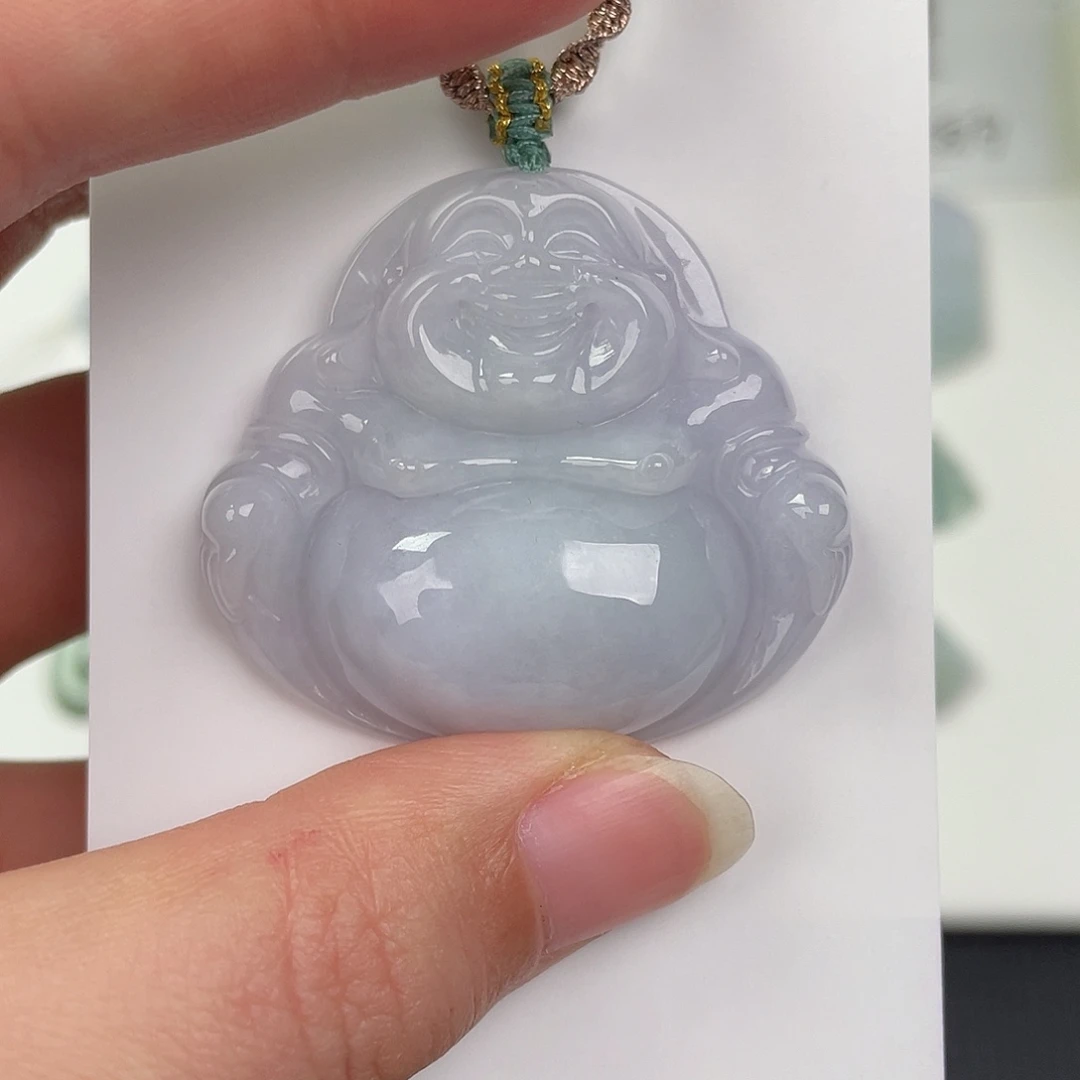 翡翠未镶嵌颈饰佛公