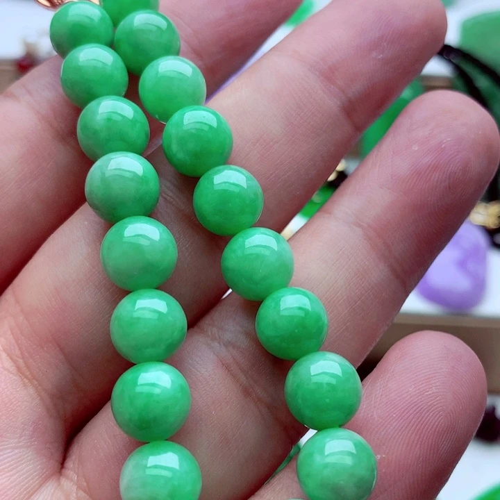 翡翠未镶嵌手链手串