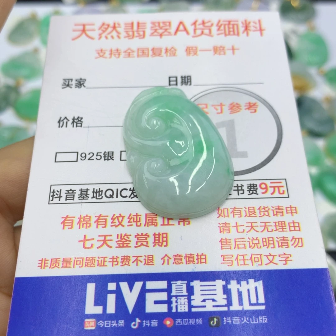 翡翠颈饰未镶嵌翡翠