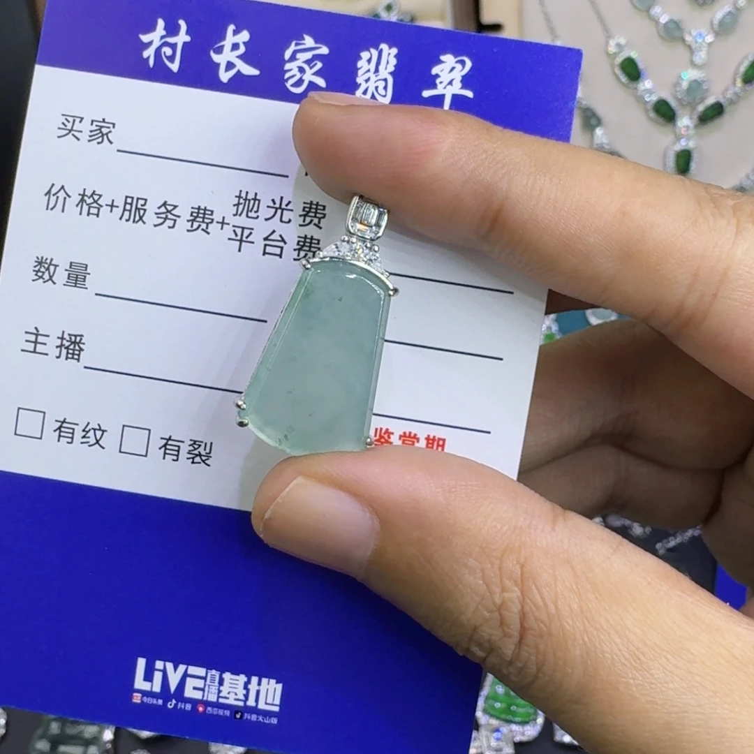 翡翠未镶嵌挂件76