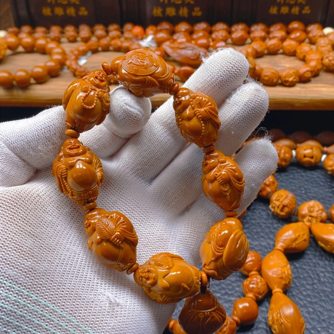 手串/手链橄榄核许静健2.0水晶核八宝弥勒
