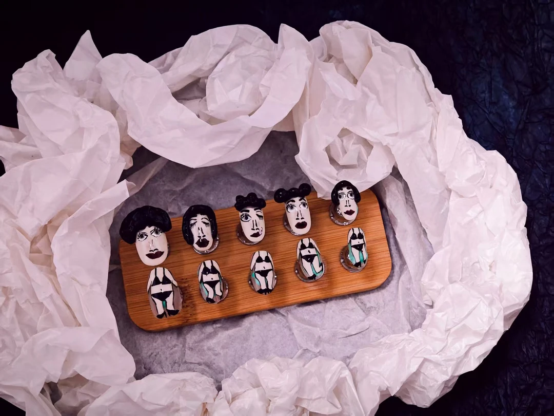 【没头脑·没烦恼】Happy·Home纯手工穿戴甲·手工默认微瑕介意慎拍