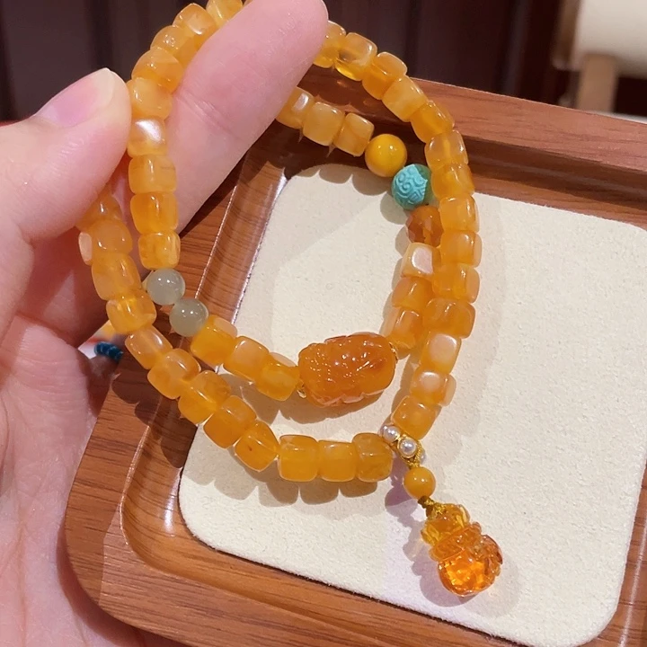 手链蜜蜡未镶嵌手串