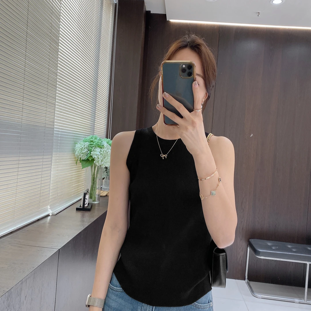 IMFLY金小金自制女装 美背DYM063春夏季百搭无袖打底衫背心吊带