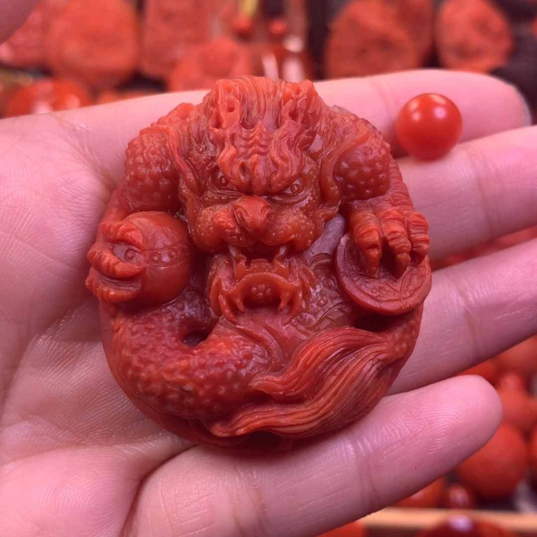 【闪购商品】未镶嵌把件南红玛瑙东**晓