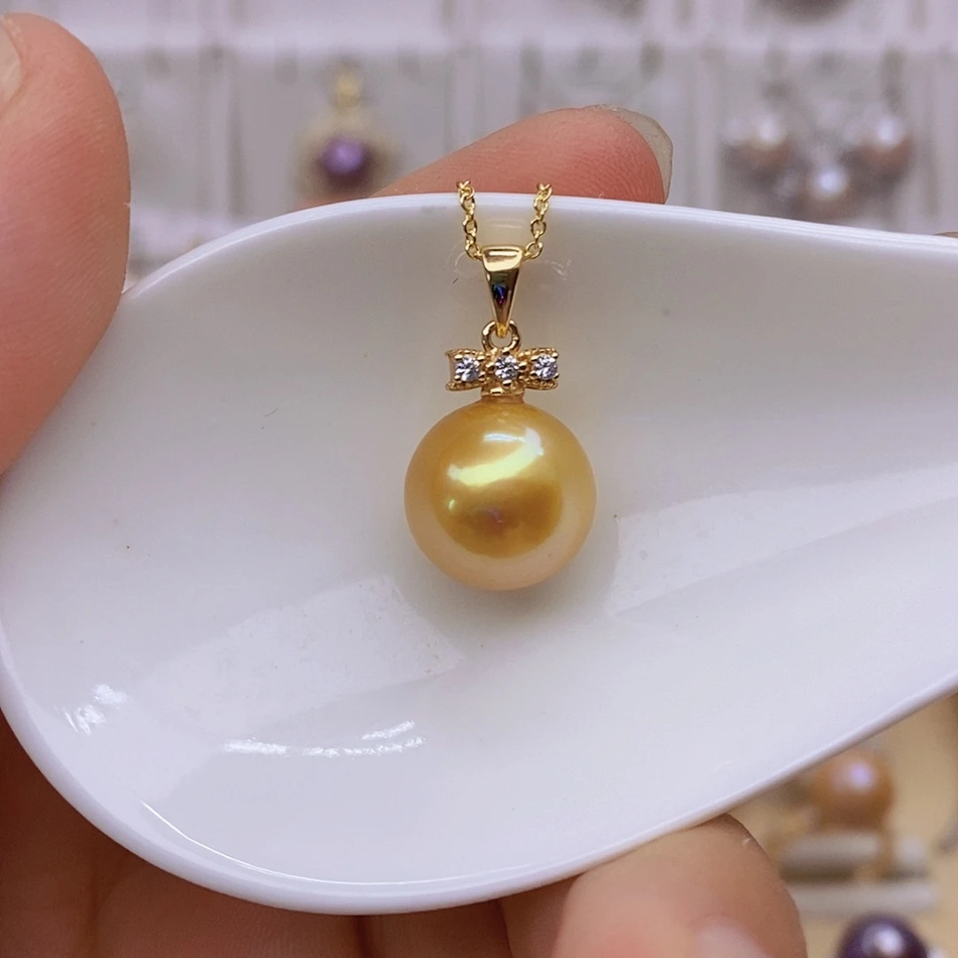 吊坠(赠链)银S925镶嵌淡水珍珠