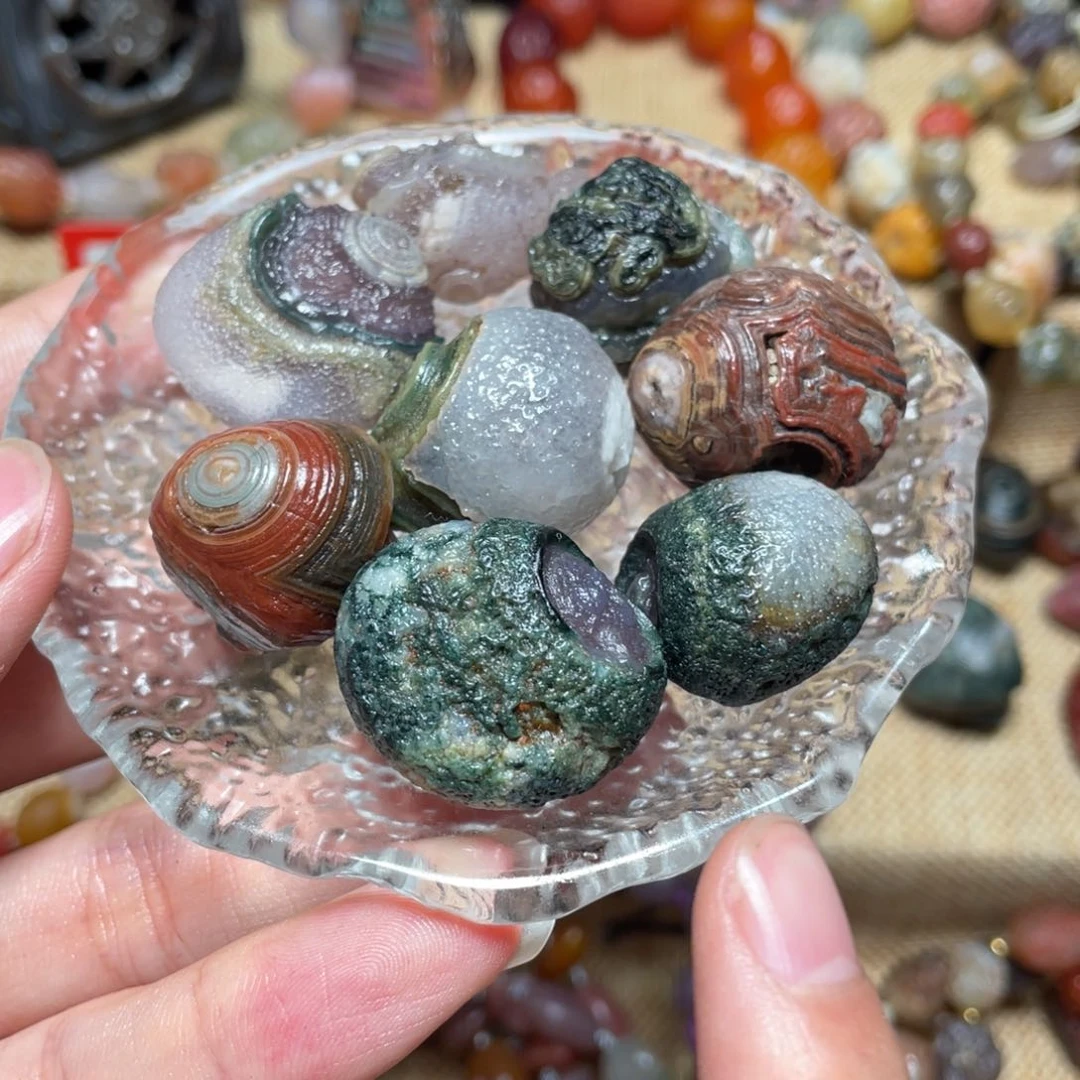 玛瑙/玉髓手链合金田*