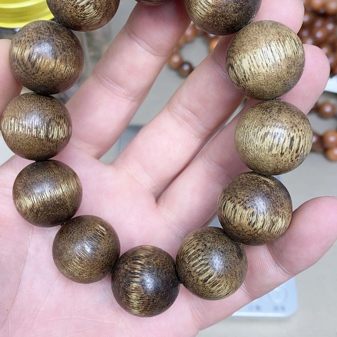 沉香沉香碎屑文莱金丝结老料2.0