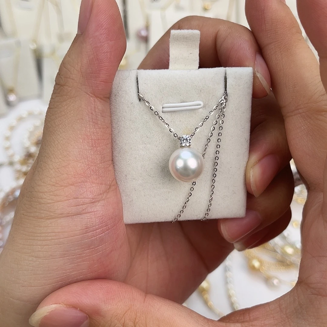 海水珍珠颈饰18K金镶嵌