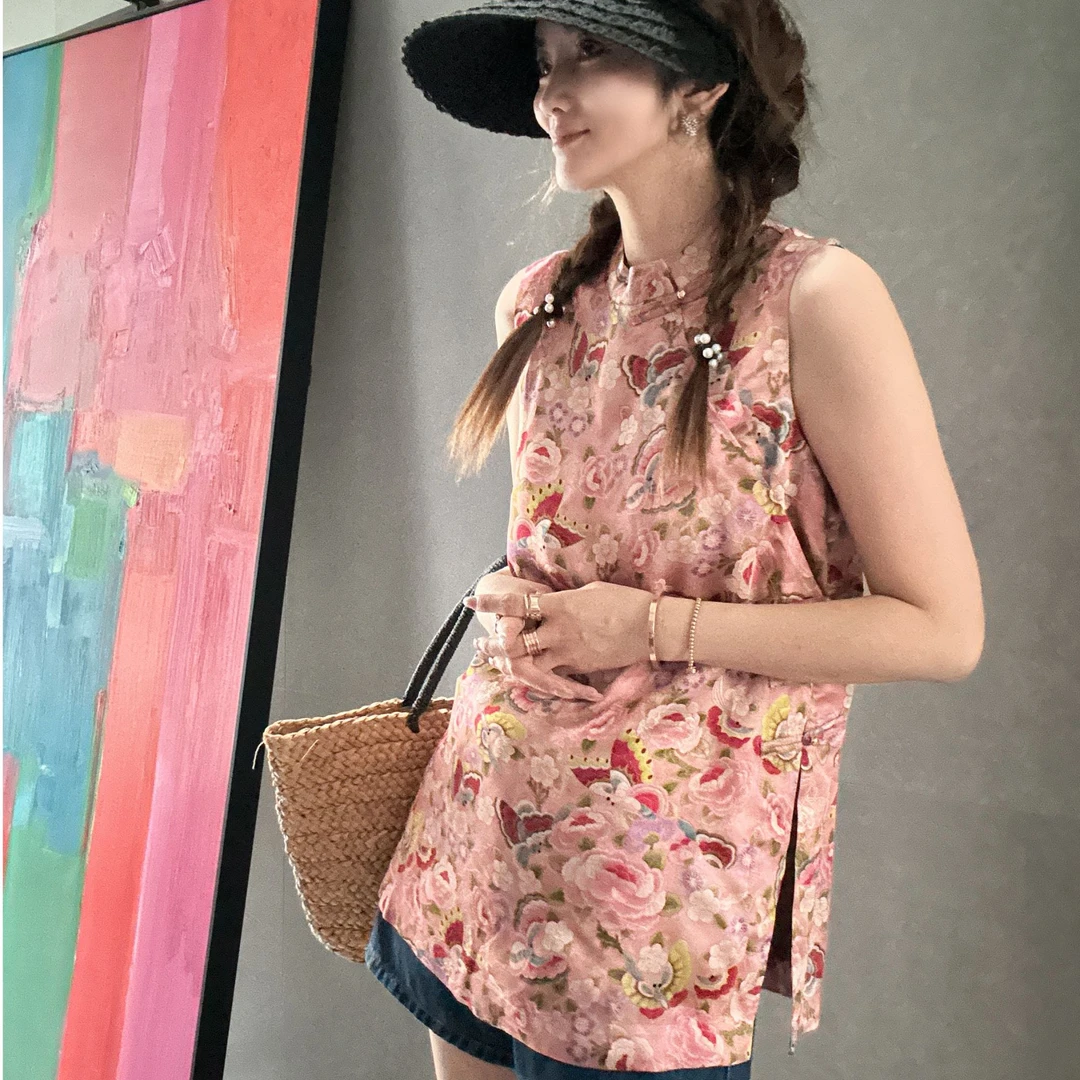 【大小姐家】欧韩货新中式连衣裙540487  厂家代卖