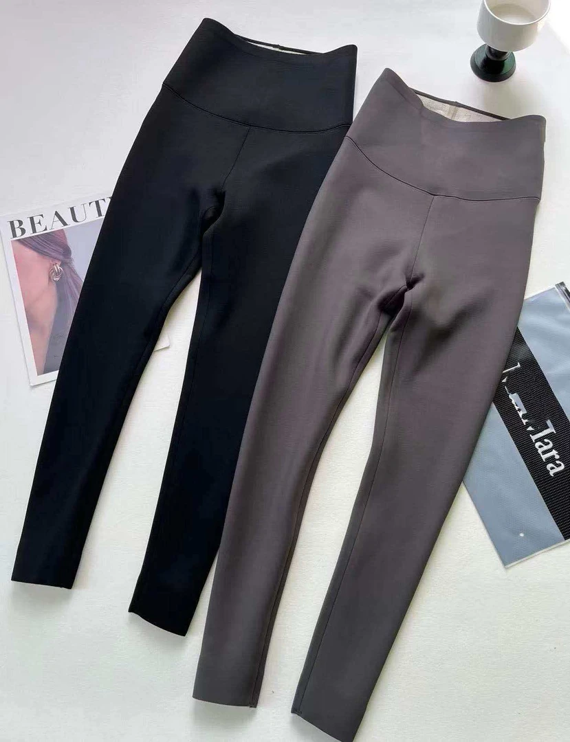 25冬新款 加绒加羊羔绒女士保暖打底裤鲨鱼裤外穿显瘦女