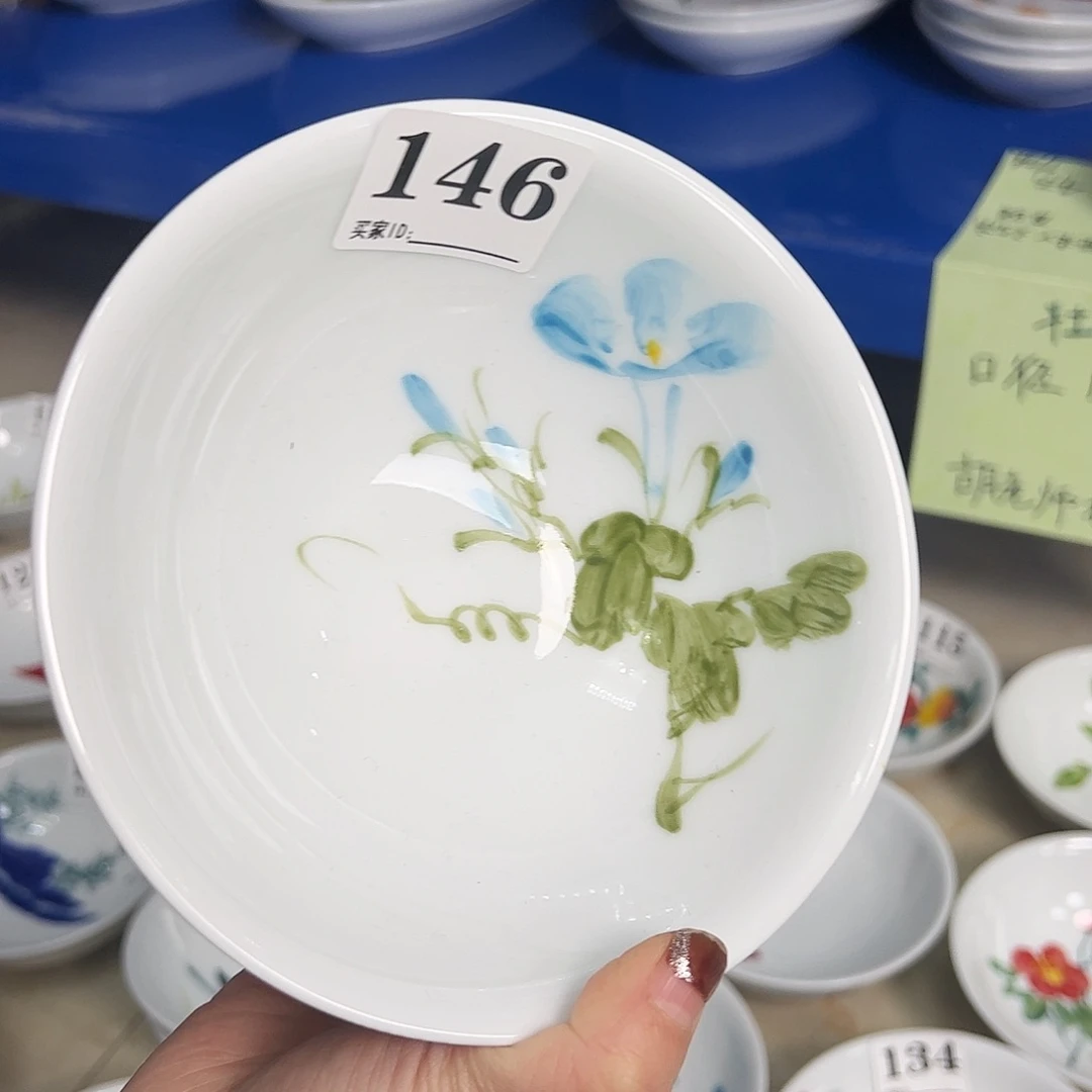 瓷片景德镇陶瓷手工手绘制作