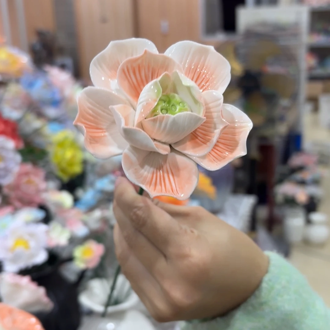 陶瓷花，20元发货，退款拉黑