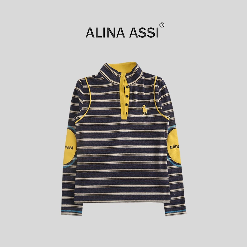 【现货】2025秋冬新款T恤百搭休闲长袖上衣AH0321