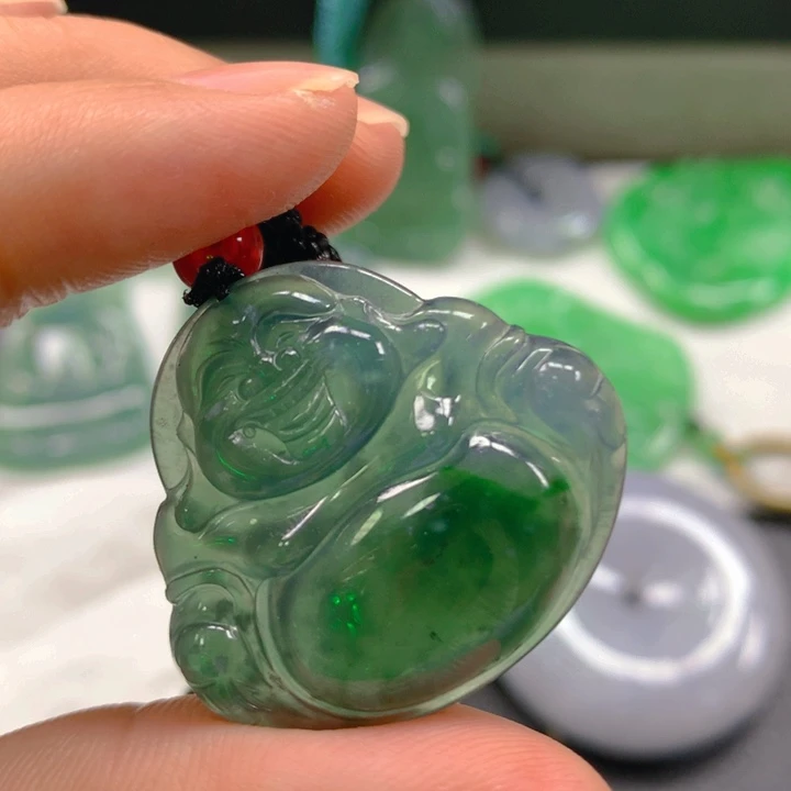 翡翠未镶嵌挂件翡翠