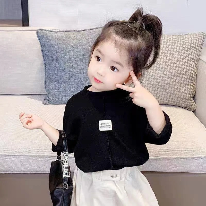 21006儿童女童长袖洋气休闲宝宝小童韩版