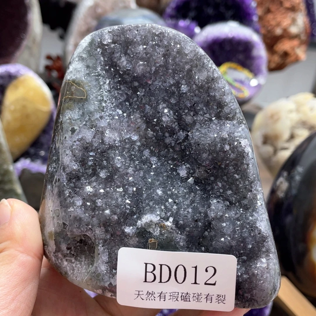 珠宝半成品未镶嵌紫晶捡漏