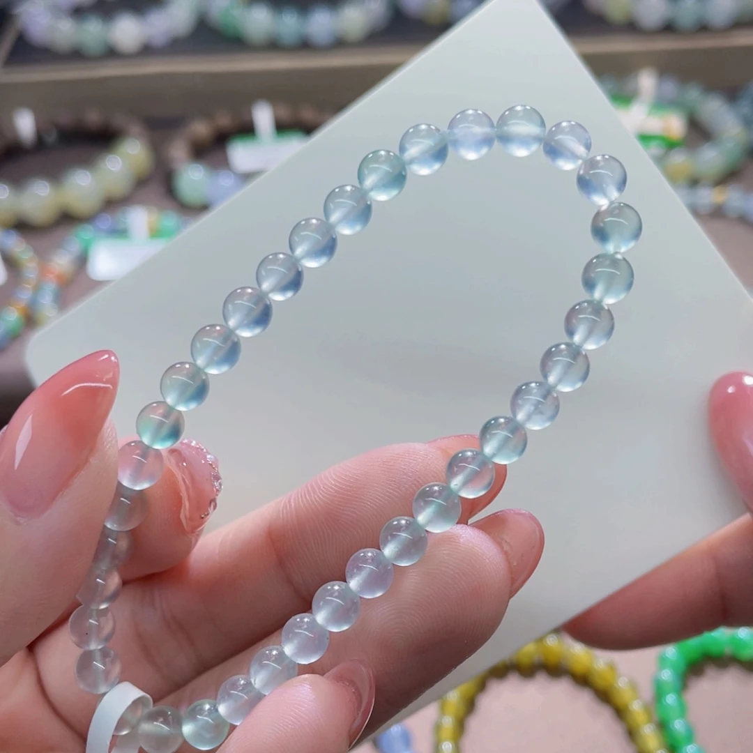 未镶嵌手链翡翠玻璃卡5.2