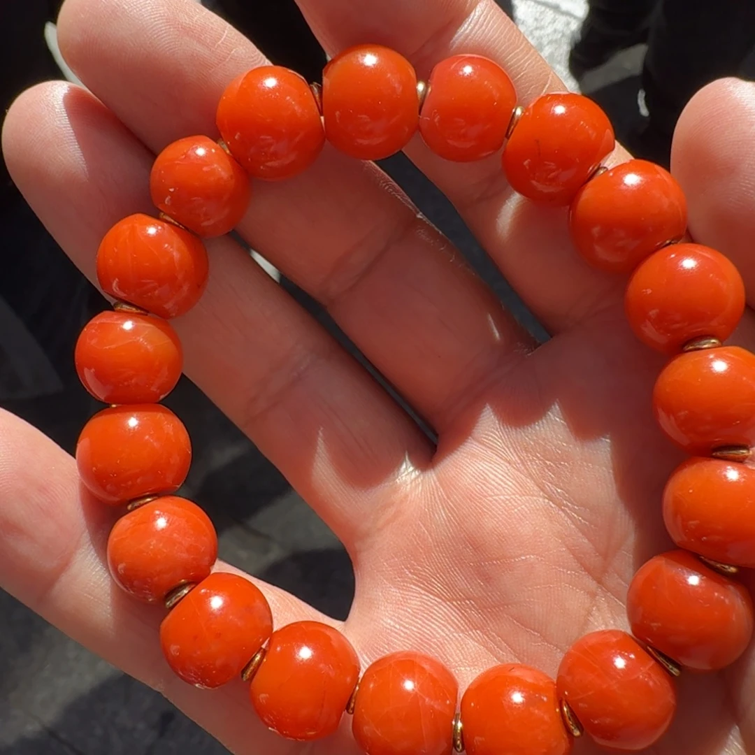 南红玛瑙未镶嵌颈饰