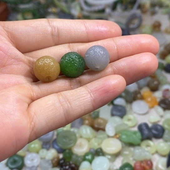 和田玉未镶嵌挂件觅*?