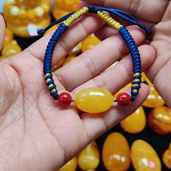 未镶嵌蜜蜡手串手绳