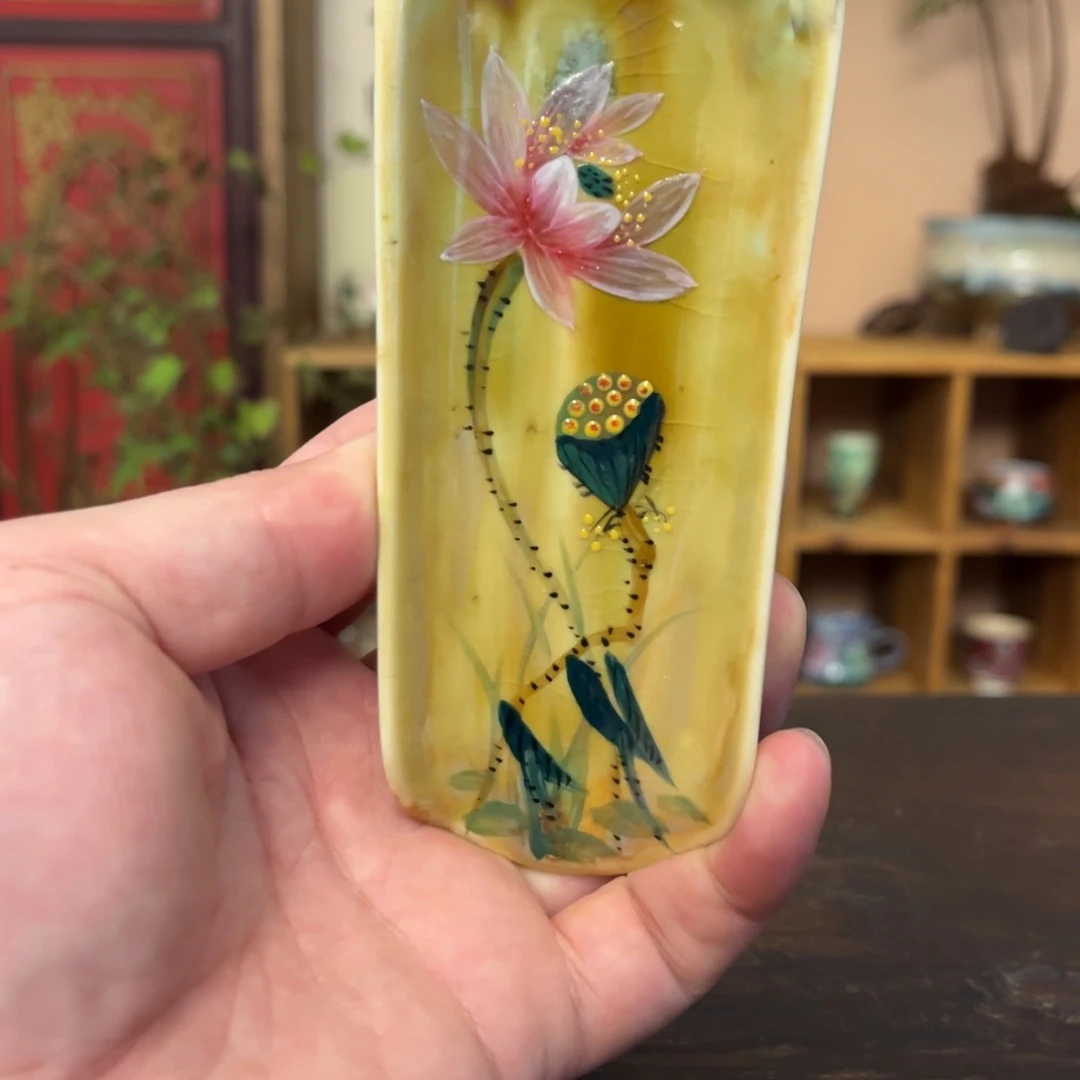 杯柴烧纯手工手绘陶瓷