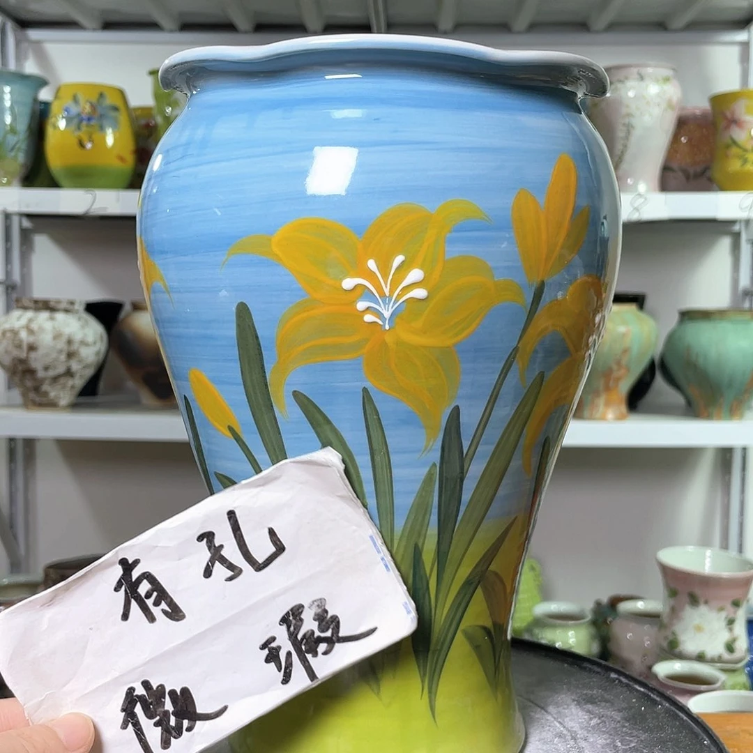 景德镇陶瓷花盆花器暇256