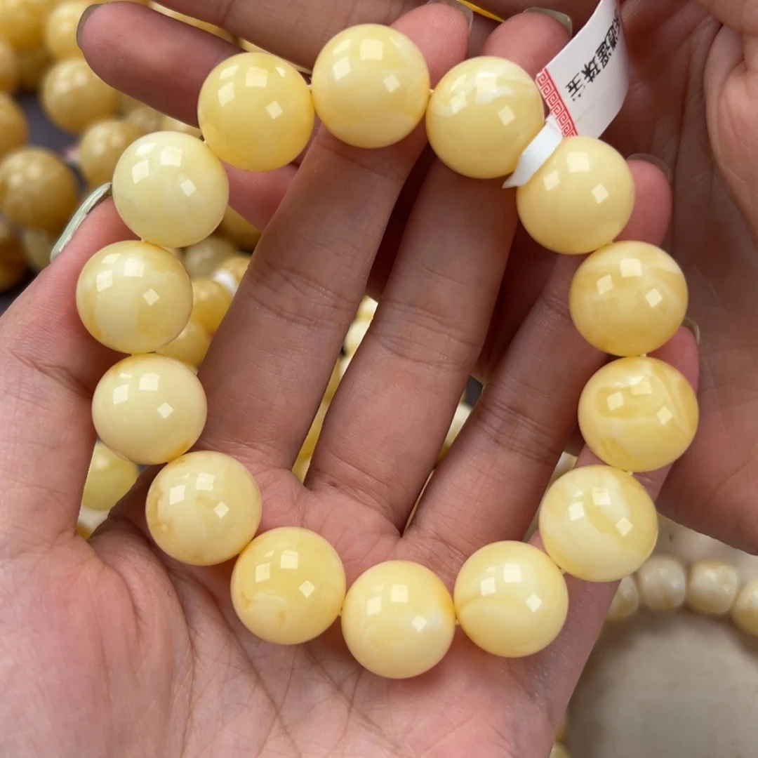 未镶嵌琥珀手链H*、33.3圆珠