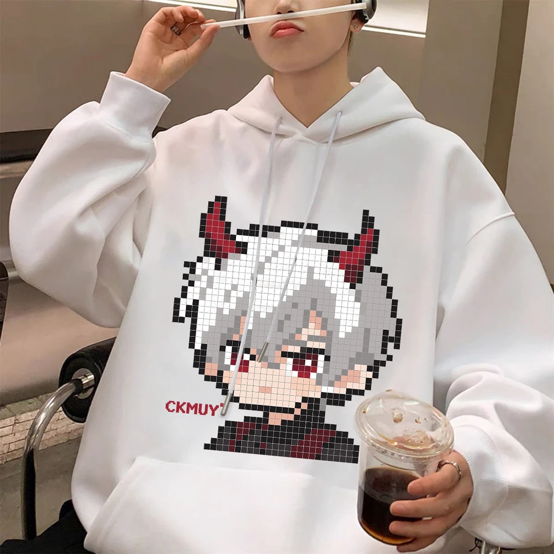 重磅加绒加厚连帽卫衣宽松双层帽日韩动漫男女同款男装秋冬季长袖