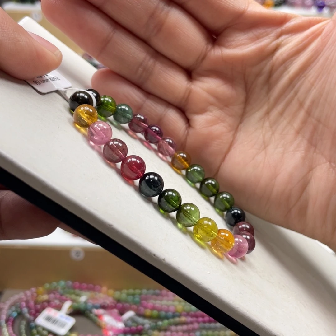 碧玺手串未镶嵌7.5mmmmmmmmmmmmmm