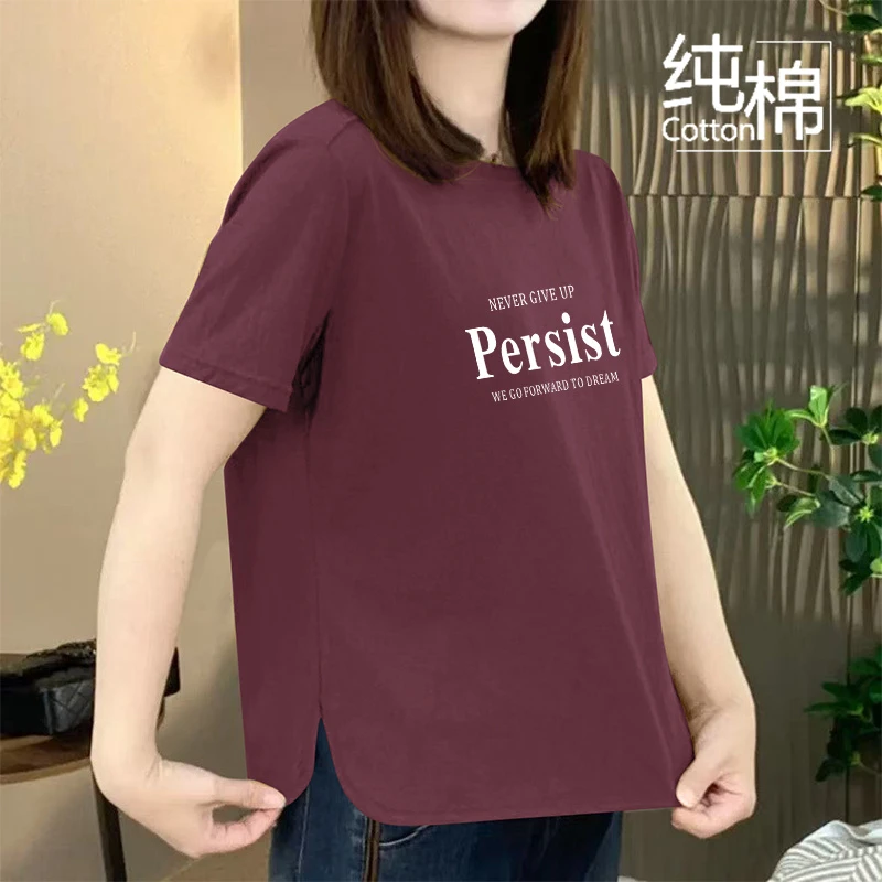 100纯棉夏款短袖t恤韩版宽松不规则显瘦百搭大码休闲拼接圆领上衣