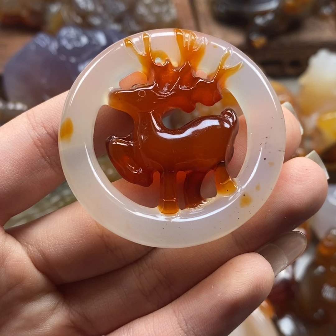 玛瑙/玉髓未镶嵌颈饰