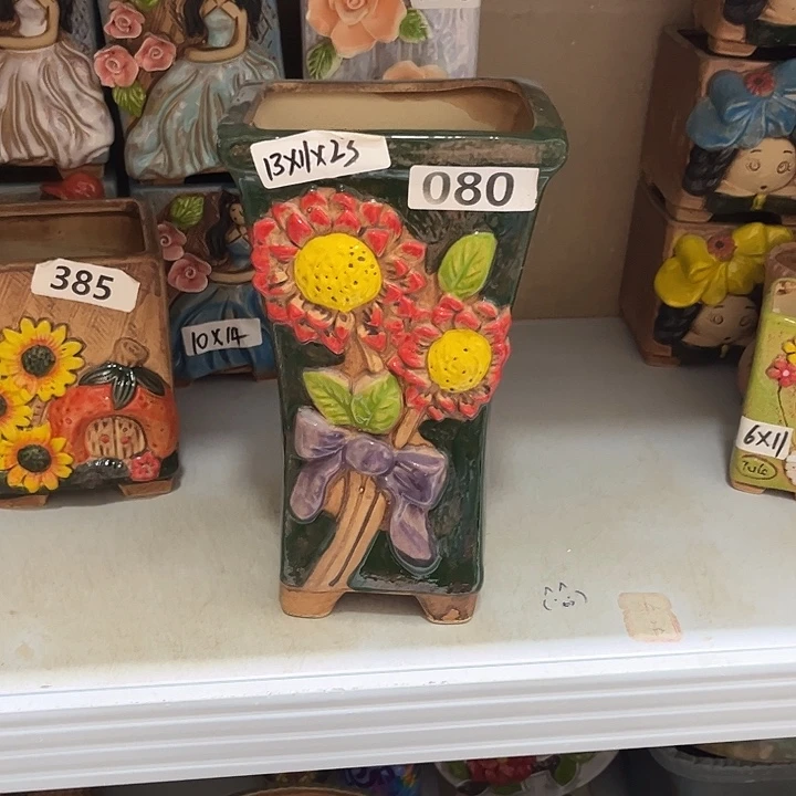 粗陶材质多肉花盆