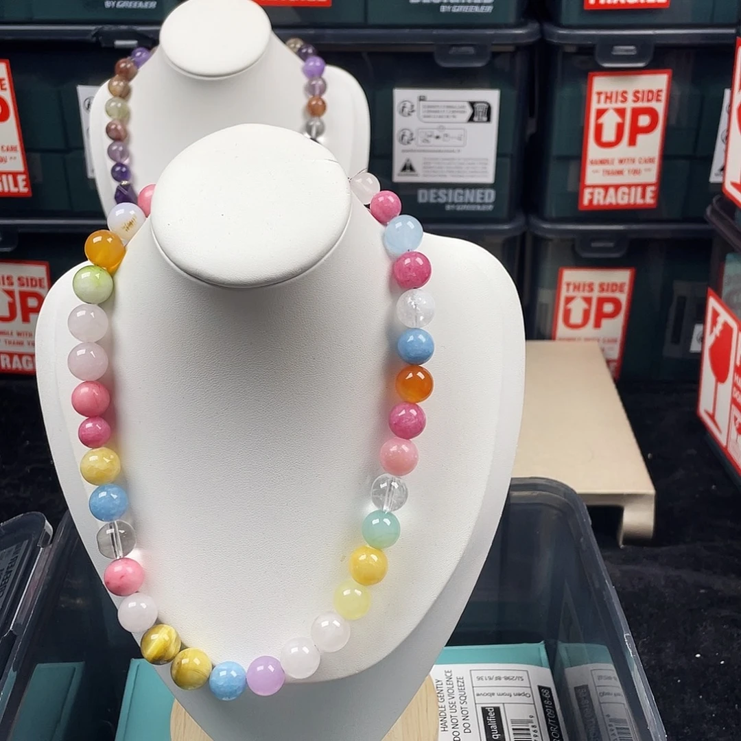 银S925镶嵌烟晶手链