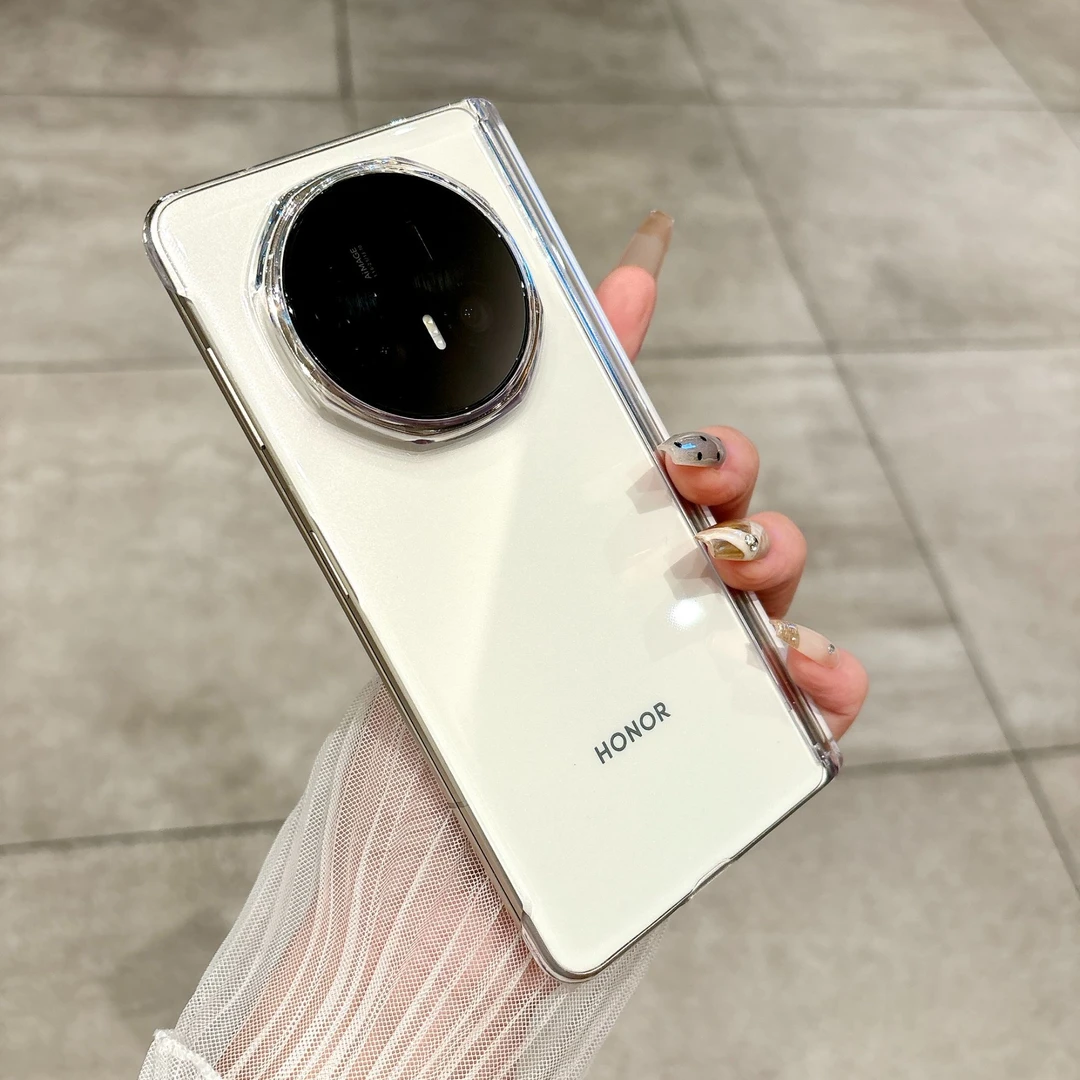 简约透明不发黄适用荣耀Magic V5手机壳magicv5折叠屏中轴保护壳
