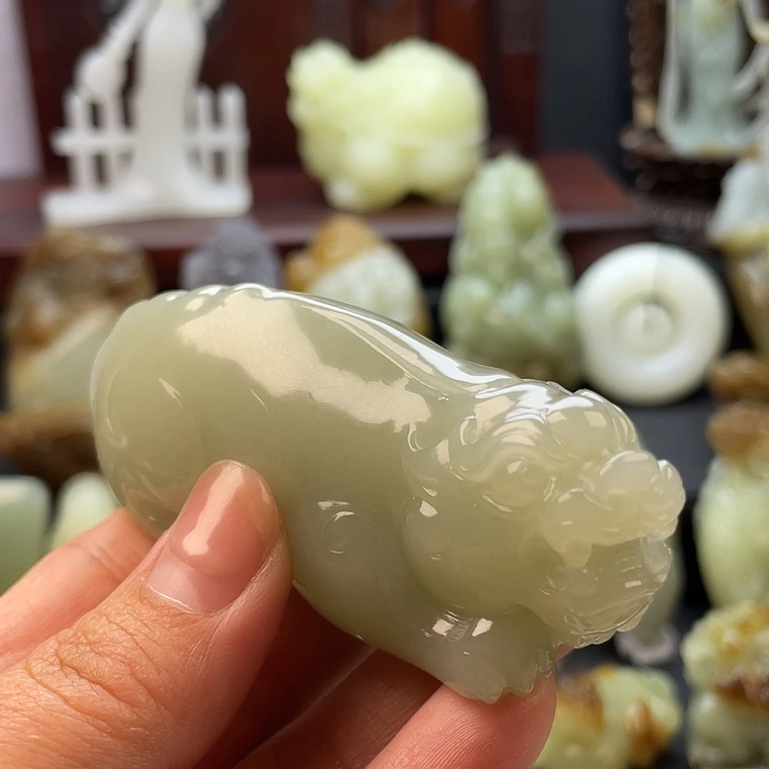 和田玉颈饰未镶嵌大****3