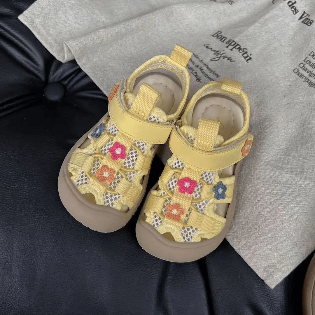 夏季爆款男女童凉鞋超软包跟夏季防水溯溪鞋儿童洋气休闲沙滩鞋潮