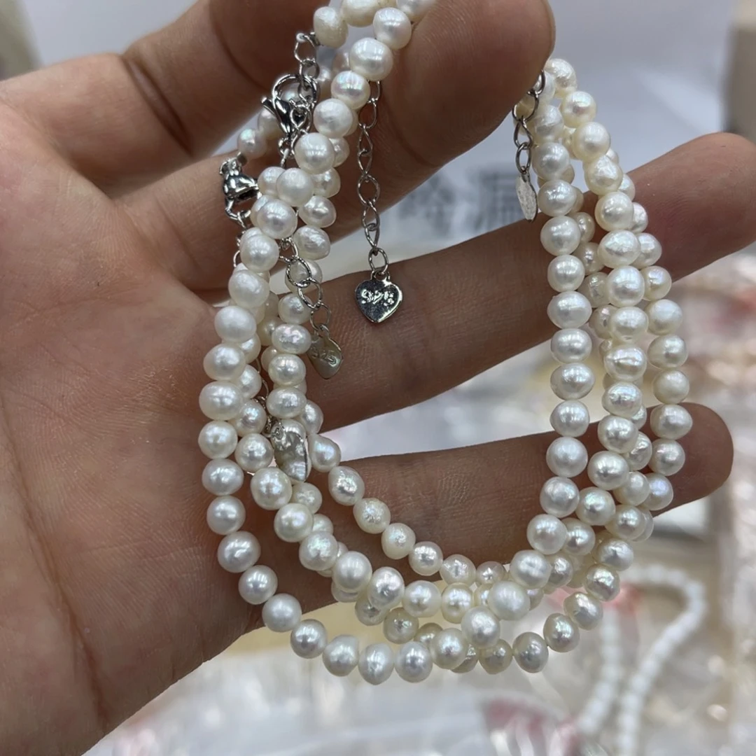 淡水珍珠合金颈饰02306