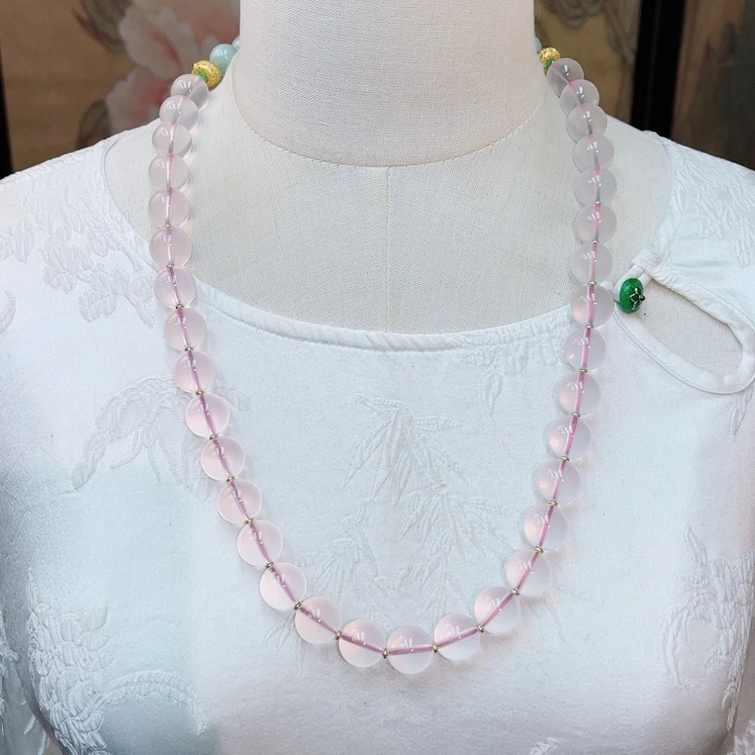 颈饰银S925镶嵌水晶48小时鉴赏期1