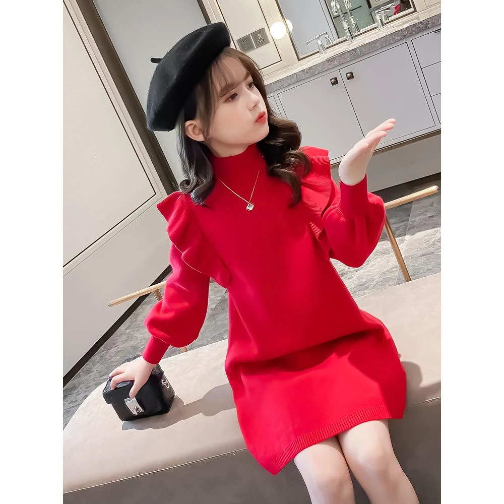 女童新年连衣裙如果你要理解平均主义者