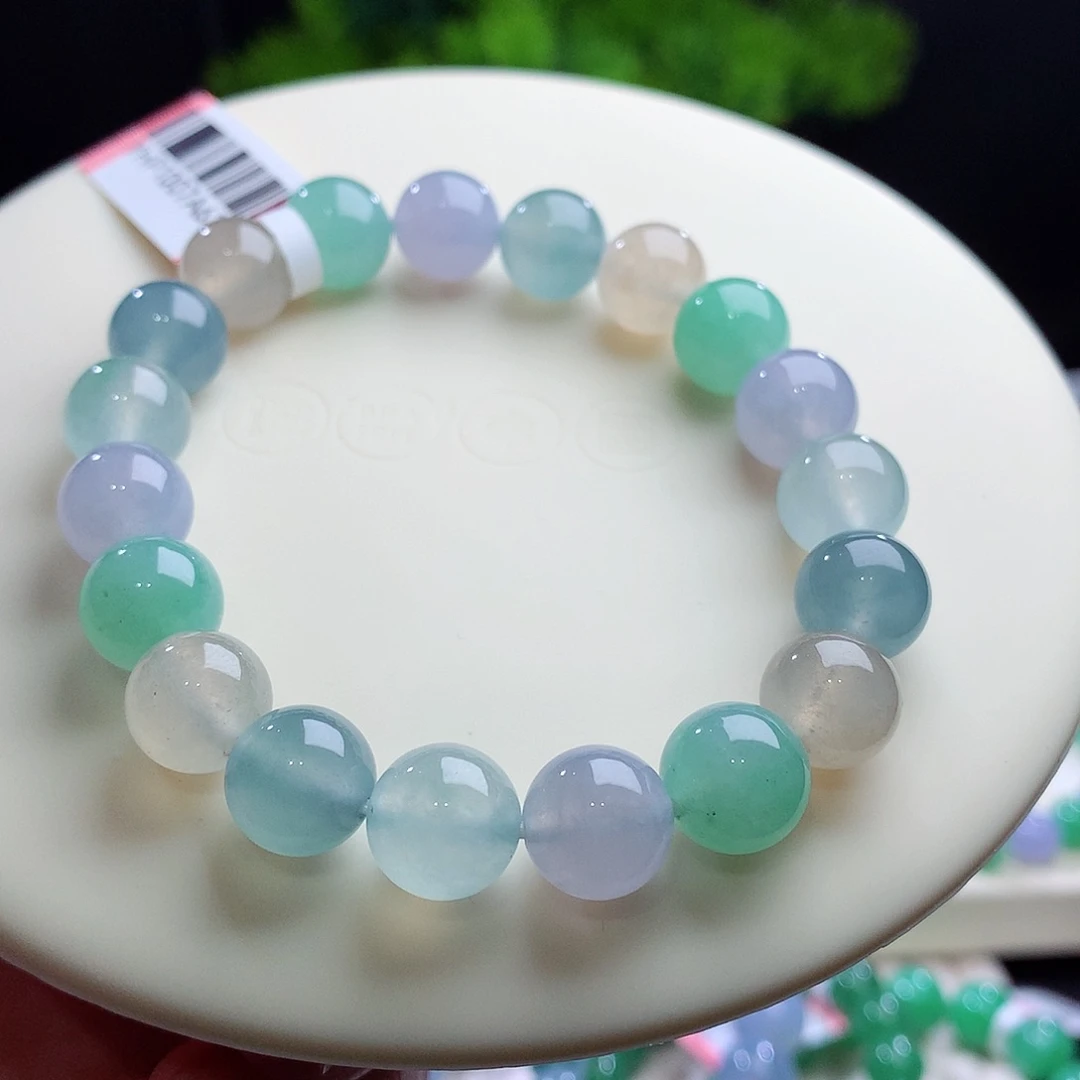 未镶嵌手串翡翠卡10mm