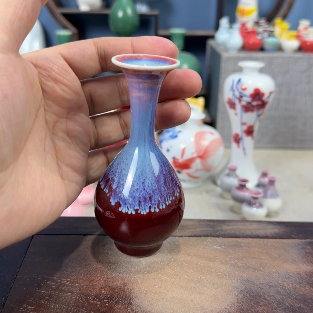 陶瓷手工小花器摆件