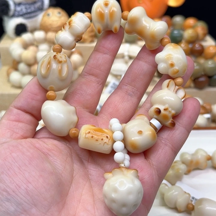 菩提根/象牙果手串多宝混搭可爱世界1-18-36