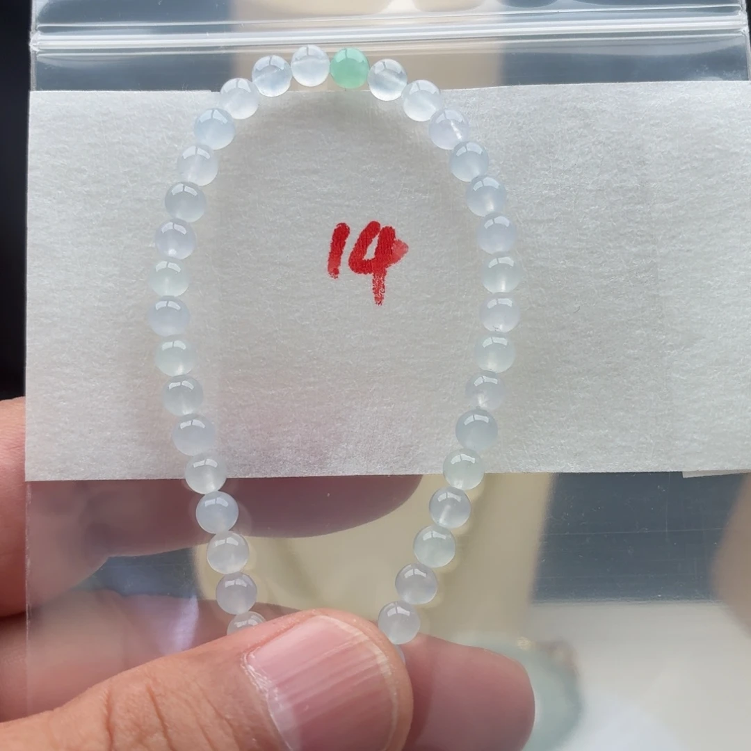 定制翡翠未镶嵌翡翠珠链