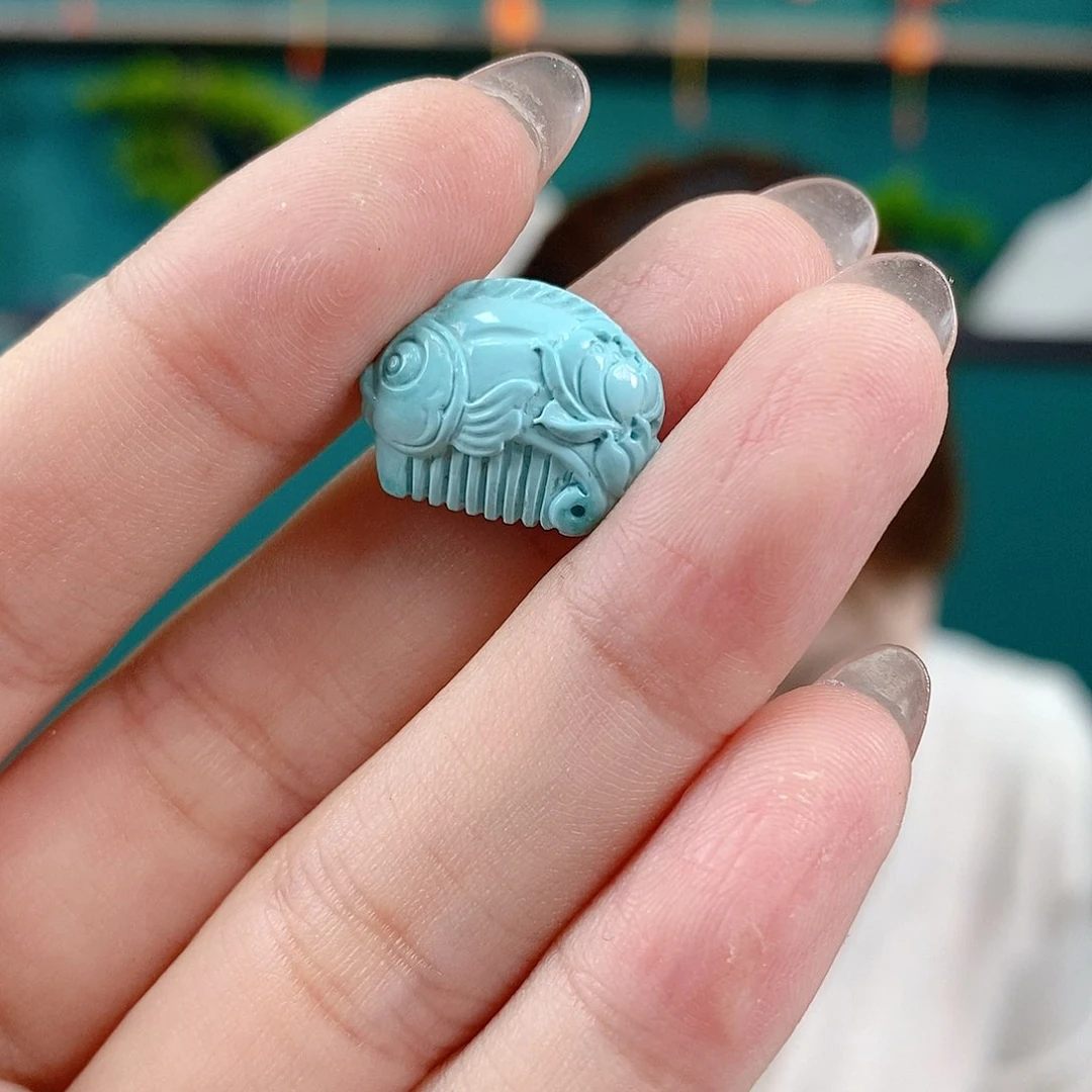 绿松石珠宝奇石未镶嵌