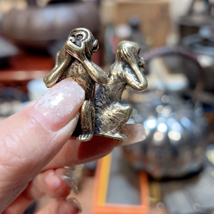 铜中古工艺品摆件