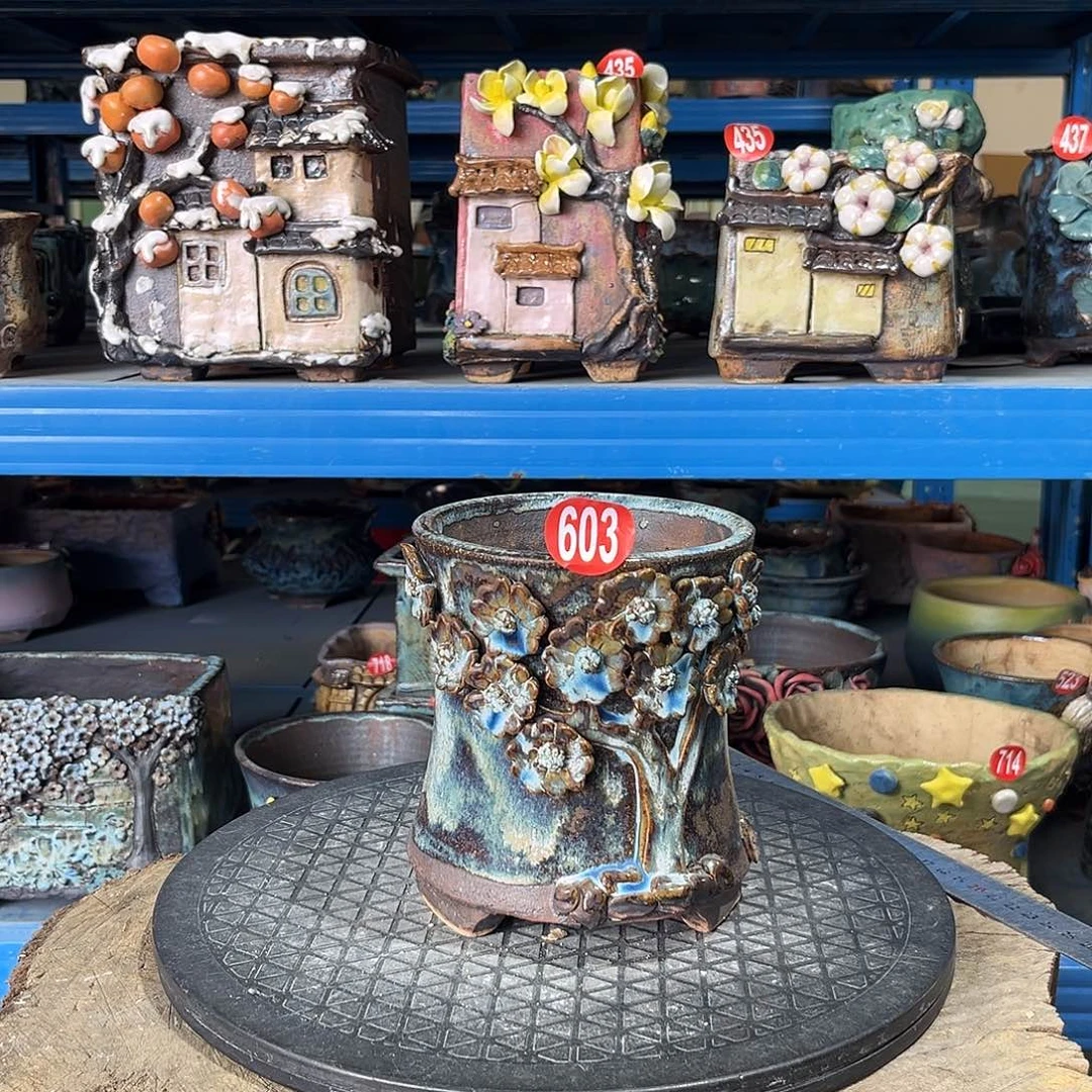 603 号陶然花器手工花盆