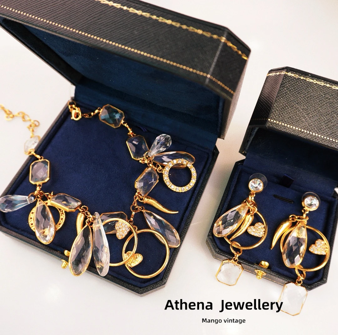 铜合金项链 意大利De liguoro白色项链套装时尚轻奢【正品中古】4