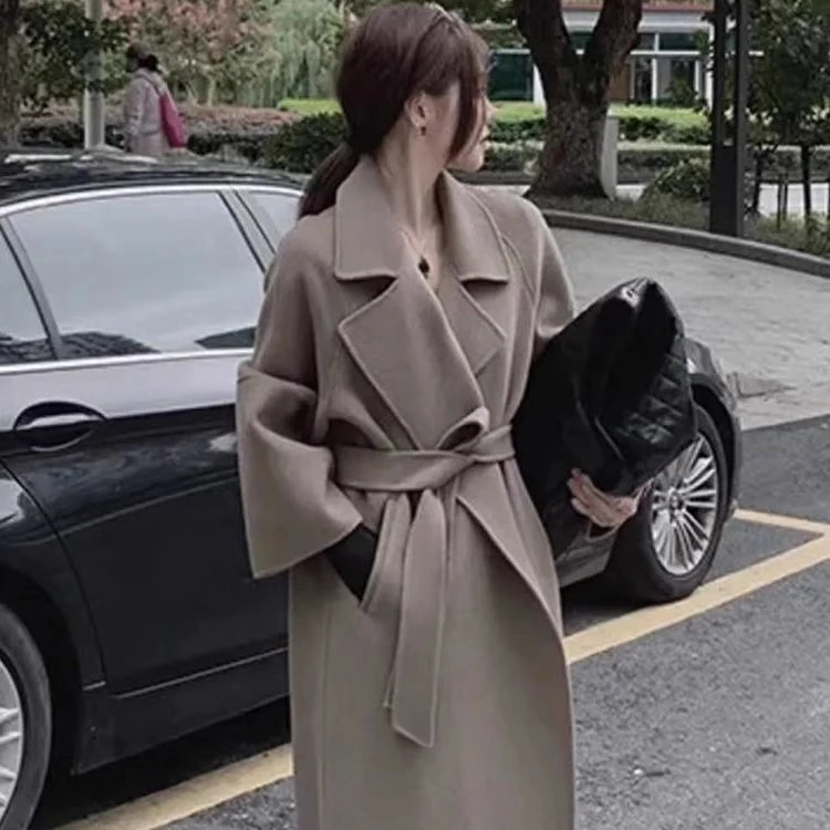 Q201-400秋冬季单面呢子大衣女士外套（请勿乱拍对应编码下单）